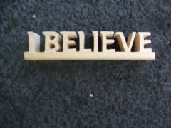 I believe