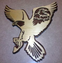 Eagle on the wing