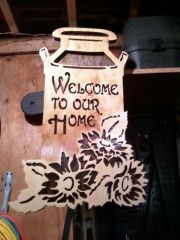 Welcome sign