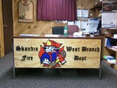 Fire Chief's Desk