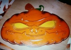 Angry pumpkin