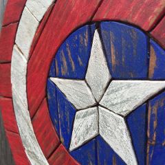 Captain America & Iron Man Lath Art