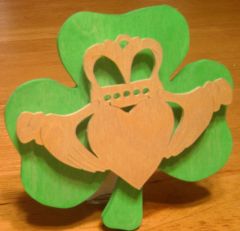 Claddagh with Shamrock