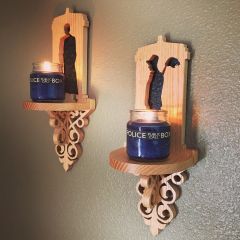 Doctor Who Candle Sconce