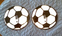 Soccerball switch plates