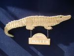 Grinning Gatar with Swamp People Sign made For It