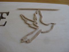 simple plaque / sign