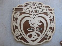 wedding plaque