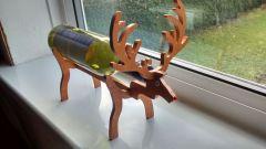 Gold deer bottle holder
