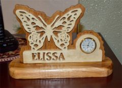 butterfly clock