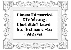 Mr Wrong