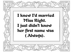 Miss RIGHT