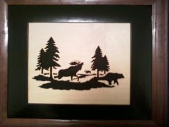 Moose and bear