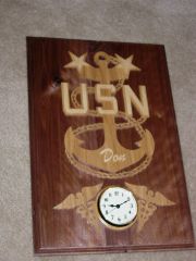 Master Chief Eddleman Clock (2)
