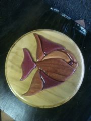 fish intarsia