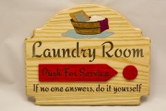 laundry room plaque Red Red
