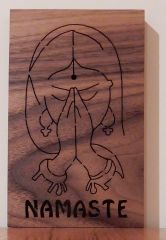 Namaste figure & word
