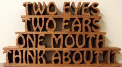 Two Eyes Two Ears One Mouth