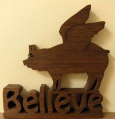 Believe Flying Pig