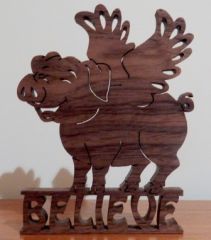 Believe Flying Pig