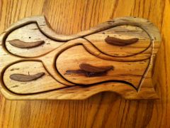 Walnut- Ash  Band Saw BOx