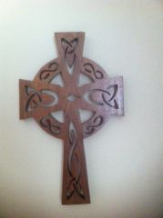 Walnut Celtic Cross
