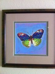 Butterfly fret and paint