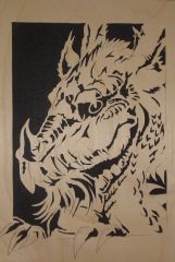 Dragon Emerging from The Wood