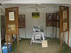 Visons In Wood   Frontal Booth View