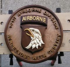 101st airborne plaque