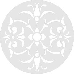 floral quad mini clock