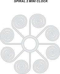 Spiral 2 Mini Clock
