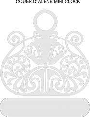 Couer D Alene Mini Clock