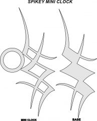 spikey miniclock