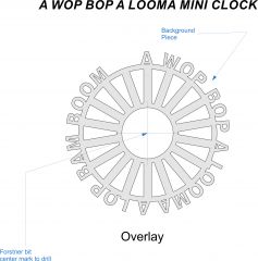 A Wop Bop A Loom A Mini Clock
