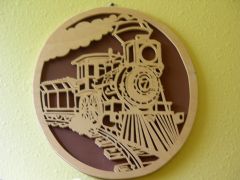 Train plaque