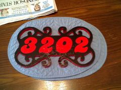 Address sign