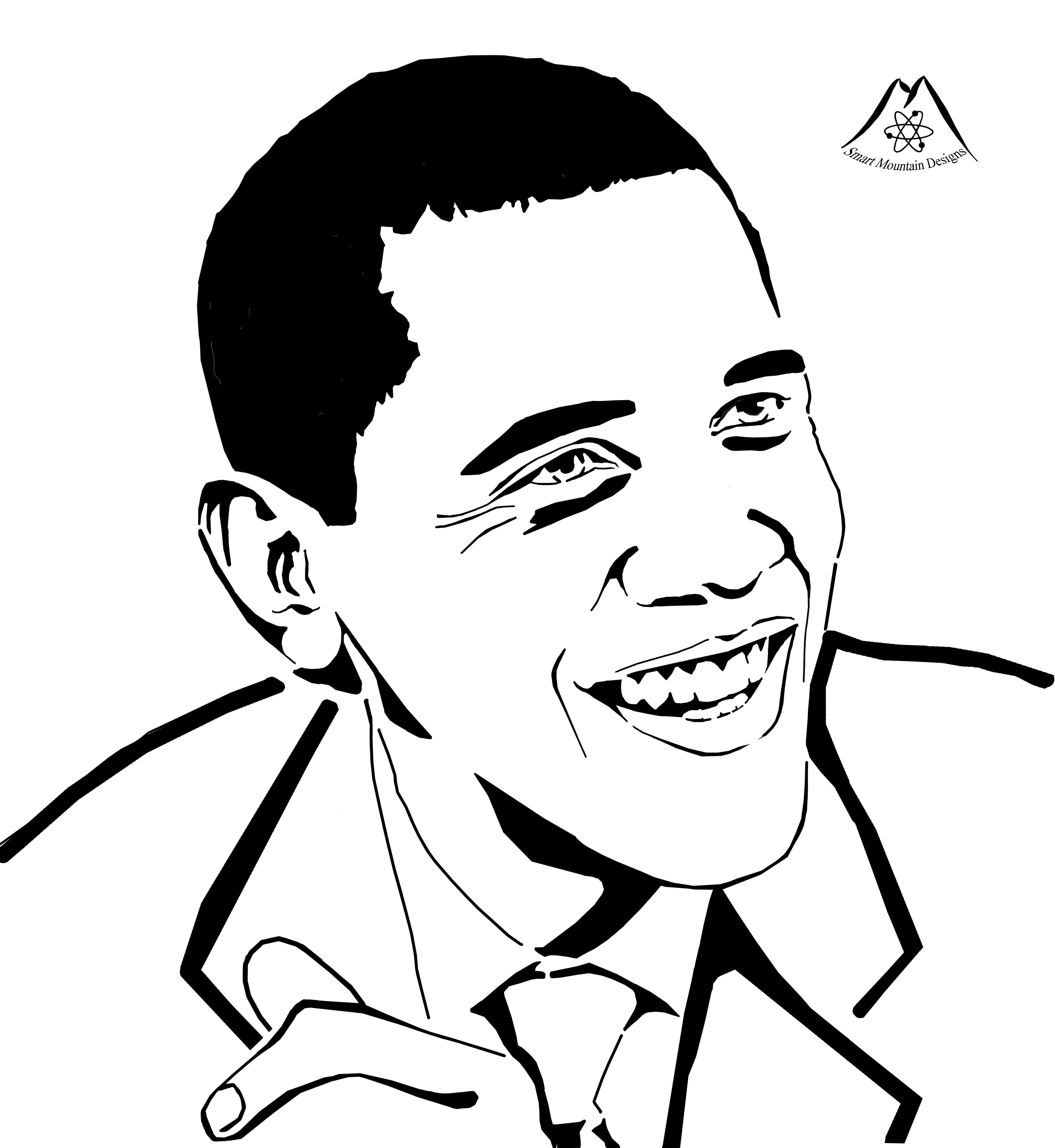 smiling obama
