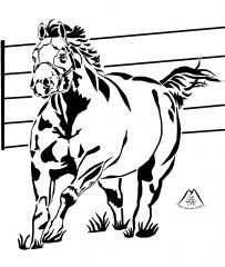 running horse