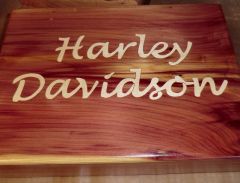 Harely Davidson Inlay