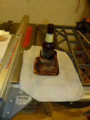 Bottle caddy  burned