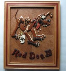 Red Dog Intarsia
