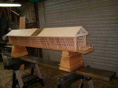 finished Northern style Covered Bridge 80"