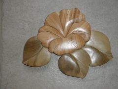 intarsia flower