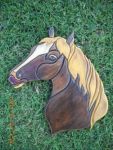 caballo intarsia