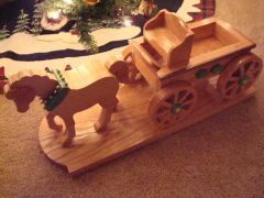 Oak Center Piece  Candy Dish
