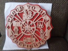 fireman plaque