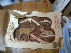 Elk from North American Wildlife pattern book