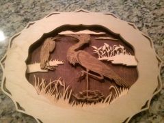 Heron from North American Wildlife pattern book