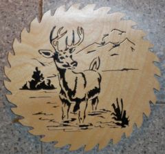 buck In water